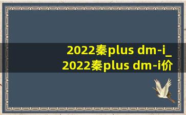 2022秦plus dm-i_2022秦plus dm-i价格